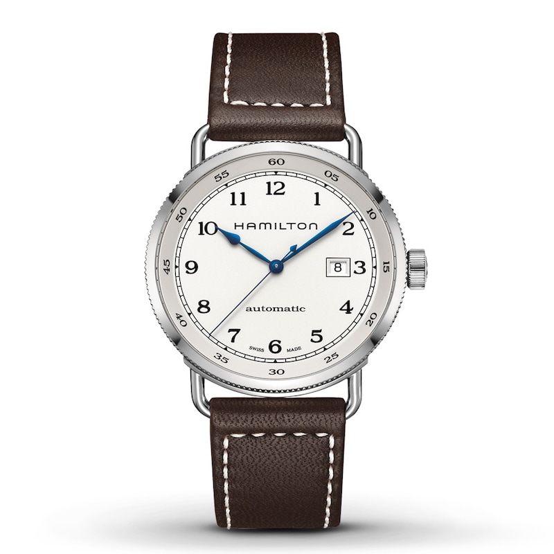 Main Image 1 of Previously Owned Hamilton Men's Watch Khaki Navy Pioneer Auto H77715553