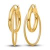 Thumbnail Image 1 of High-Polish Hoop Earrings 14K Yellow Gold