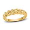 Thumbnail Image 0 of High-Polish Twisted Dome Ring 14K Yellow Gold
