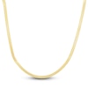 Thumbnail Image 0 of Solid Herringbone Chain Necklace 14K Yellow Gold 24" 4.6mm