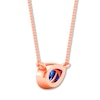 Thumbnail Image 3 of Natural Sapphire Necklace Pear-shaped 10K Rose Gold