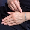 Thumbnail Image 3 of Shy Creation Sapphire Adjustable Bracelet 1/5 cttw Diamonds 14K White Gold SC55005033