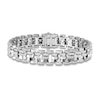 Thumbnail Image 0 of Men's Diamond Bracelet 1 ct tw Round 14K White Gold 8.5"