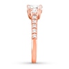 Thumbnail Image 3 of Diamond Engagement Ring 1-1/5 Carats tw 14K Rose Gold