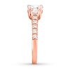 Thumbnail Image 2 of Diamond Engagement Ring 1-1/5 Carats tw 14K Rose Gold