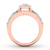 Thumbnail Image 1 of Diamond Engagement Ring 1-3/8 ct tw Marquise 14K Rose Gold