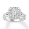 Thumbnail Image 0 of Diamond Engagement Ring 1 carat tw Round 14K White Gold