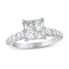 Thumbnail Image 0 of Diamond Engagement Ring 2 ct tw Princess/Round 14K White Gold