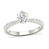 Thumbnail Image 0 of Diamond Engagement Ring 3/4 ct tw Round-cut 14K White Gold 6.9mm (I/2)