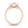 Thumbnail Image 1 of Diamond Ring 5/8 ct tw Round-cut 14K Rose Gold