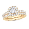 Thumbnail Image 0 of Diamond Bridal Set 1-1/2 ct tw Round-cut 14K Yellow Gold