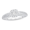 Thumbnail Image 0 of Diamond Engagement Ring 1/2 ct tw Princess 14K White Gold