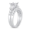 Thumbnail Image 1 of Diamond Bridal Set 2 ct tw Round/Princess/Baguette 14K White Gold