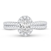 Thumbnail Image 2 of Diamond Engagement Ring 1 ct tw Oval 14K White Gold