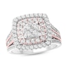 Thumbnail Image 0 of Diamond Engagement Ring 1-1/2 ct tw Round 10K Two-Tone Gold