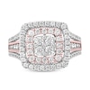 Thumbnail Image 2 of Diamond Engagement Ring 1-1/2 ct tw Round 10K Two-Tone Gold