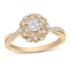 Thumbnail Image 0 of Diamond Engagement Ring 1/2 ct tw Round 14K Yellow Gold