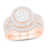 Thumbnail Image 0 of Diamond Bridal Set 1 ct tw Round 14K Rose Gold