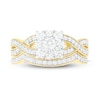 Thumbnail Image 1 of Diamond Bridal Set 7/8 ct tw Round 14K Yellow Gold