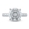 Thumbnail Image 2 of Lab-Created Diamond Engagement Ring 5-3/4 ct tw Round Platinum