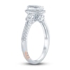 Thumbnail Image 1 of Pnina Tornai Lab-Created Diamond Engagement Ring 1-1/2 ct tw Oval/Round 14K White Gold