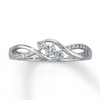 Thumbnail Image 0 of Diamond Promise Ring 1/5 ct tw Round-cut 10K White Gold