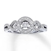 Thumbnail Image 0 of Diamond Promise Ring 1/10 ct tw Round 10K White Gold