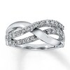 Thumbnail Image 1 of Diamond Ring 1/2 ct tw Round-cut 10K White Gold
