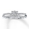 Thumbnail Image 1 of Diamond Ring 1/2 ct tw Round-cut 10K White Gold