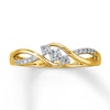 Thumbnail Image 0 of Diamond Promise Ring 1/5 ct tw Round-cut 10K Yellow Gold