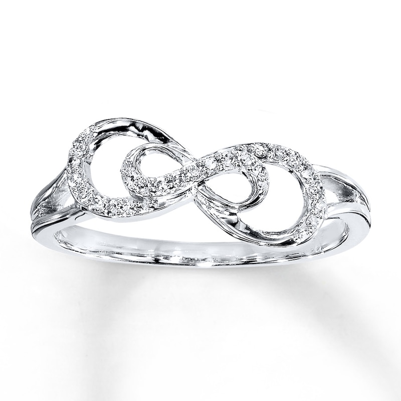 Diamond Ring 1/15 ct tw Round-cut Sterling Silver