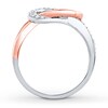 Thumbnail Image 1 of Diamond Ring 1/10 ct tw Round-cut Sterling Silver/10K Gold