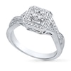 Thumbnail Image 2 of Round Diamond Ring 1/3 ct tw 10K White Gold