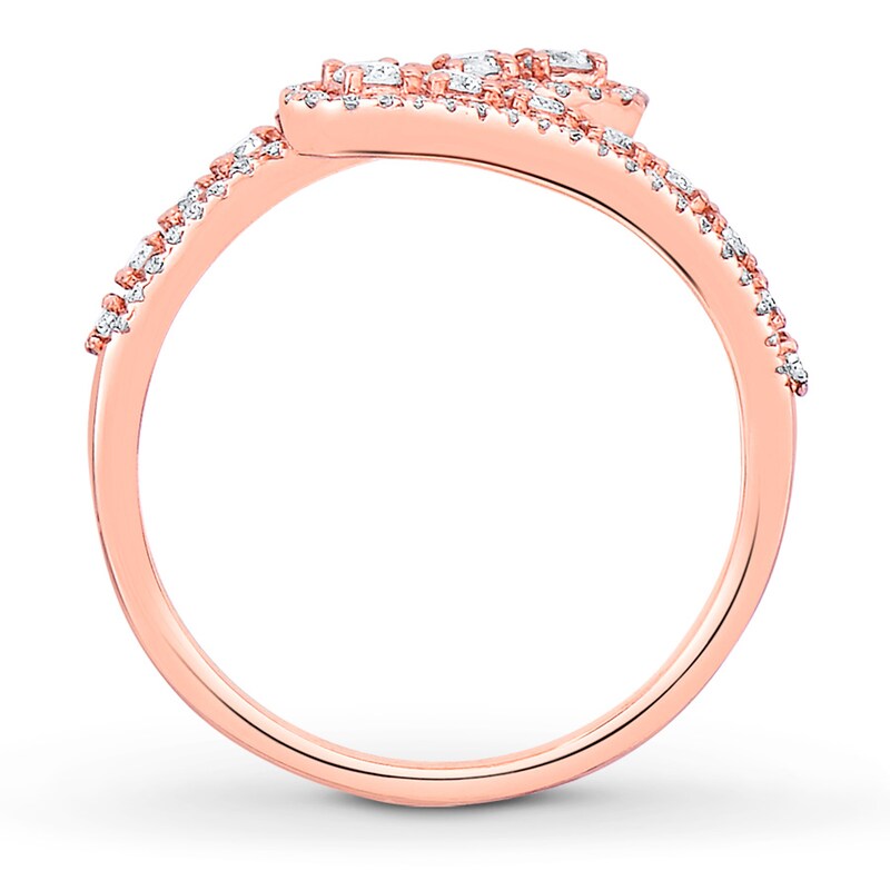 Diamond Ring 5/8 ct tw Round14K Rose Gold