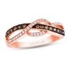 Thumbnail Image 1 of Le Vian Chocolate Diamonds 1/3 ct tw Ring 14K Strawberry Gold