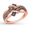 Thumbnail Image 1 of Le Vian Chocolate Diamonds 3/4 ct tw Ring 14K Strawberry Gold