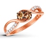 Thumbnail Image 1 of Le Vian Chocolate Diamonds 1/2 ct tw Ring 14K Strawberry Gold
