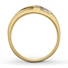Thumbnail Image 2 of Men's Diamond Band 1/10 ct tw Round-Cut 10K Yellow Gold