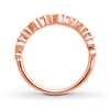 Thumbnail Image 2 of Open Hearts Ring 1/15 ct tw Diamonds 10K Rose Gold
