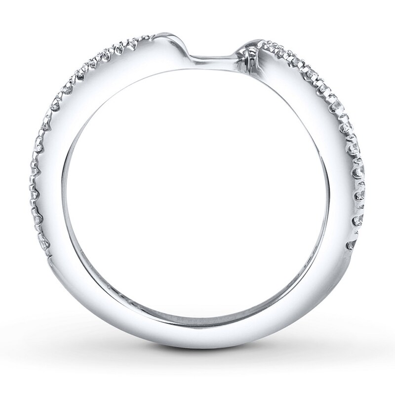 Main Image 3 of Ever Us SI2 Quality Diamond Band 1/4 ct tw Round-cut 14K Gold