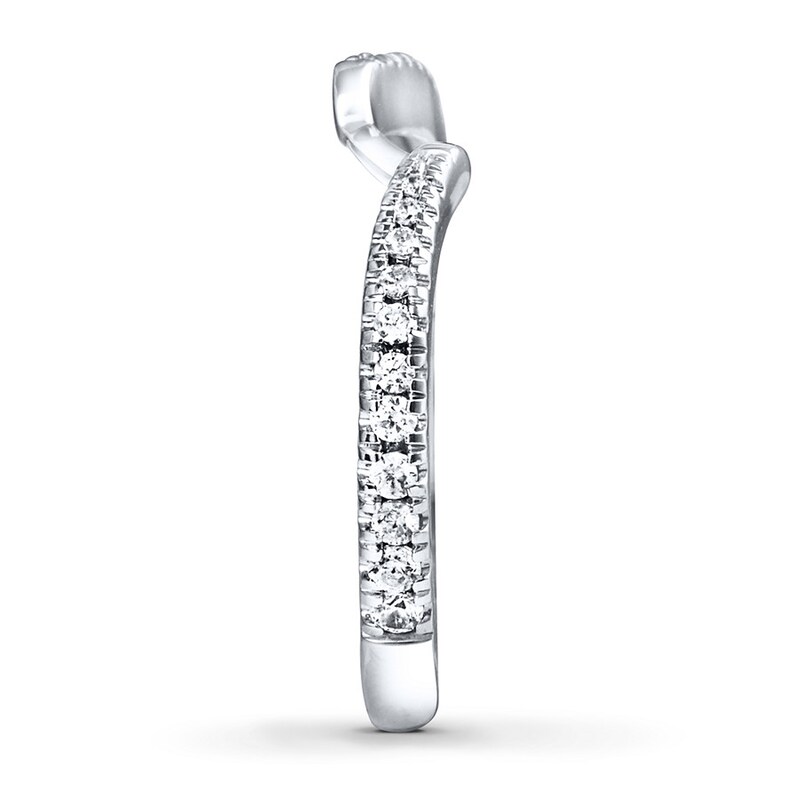Main Image 4 of Ever Us SI2 Quality Diamond Band 1/4 ct tw Round-cut 14K Gold