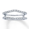 Thumbnail Image 0 of Diamond Enhancer Ring 1/2 ct tw Round-cut 14K White Gold