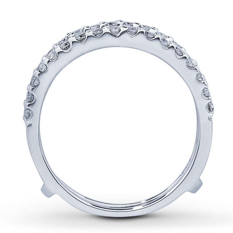 Diamond Enhancer Ring 1/2 ct tw Round-cut 14K White Gold