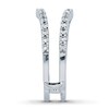 Thumbnail Image 2 of Diamond Enhancer Ring 1/2 ct tw Round-cut 14K White Gold