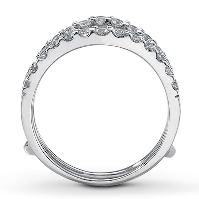 Diamond Enhancer Ring 1 ct tw Round-cut 14K White Gold | Jared
