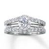 Thumbnail Image 2 of Diamond Enhancer Ring 1 ct tw Round-cut 14K White Gold