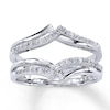 Thumbnail Image 1 of Diamond Enhancer Ring 1/4 ct tw Round-cut 14K White Gold