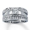 Diamond Enhancer Ring 1/2 ct tw Round-Cut 14K White Gold