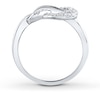 Thumbnail Image 1 of Diamond Ring 1/10 ct tw Round-cut Sterling Silver