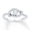 Thumbnail Image 1 of Promise Ring 1/4 ct tw Diamonds 10K White Gold